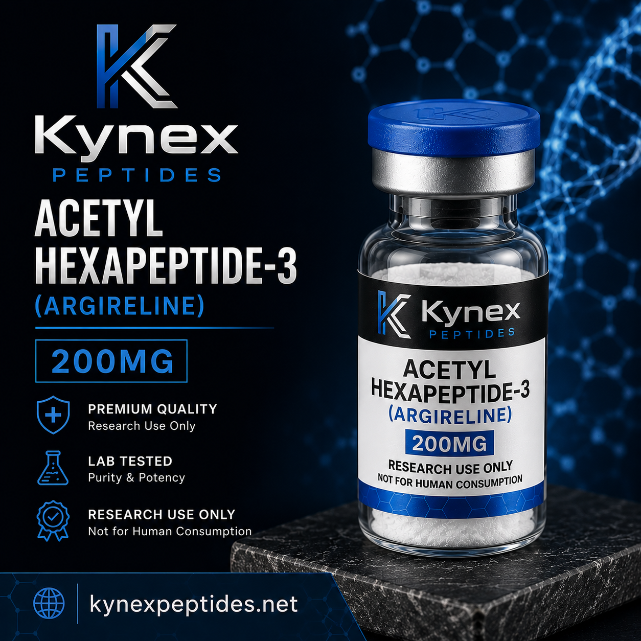 Acetyl Hexapeptide-3 (Argireline) (200mg) Acetyl Hexapeptide-3 (Argireline) (200mg)