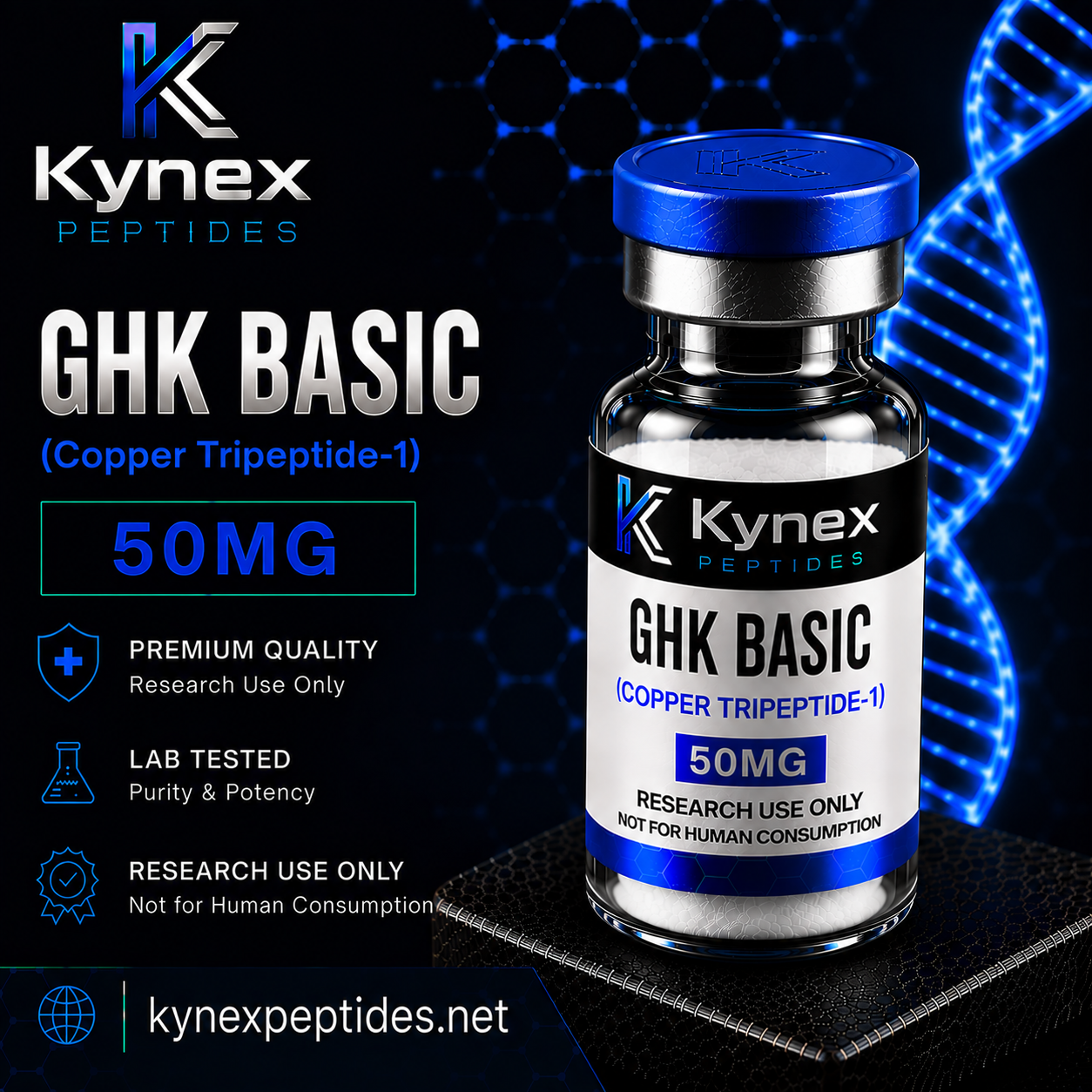 GHK Basic (50mg) GHK Basic (50mg)